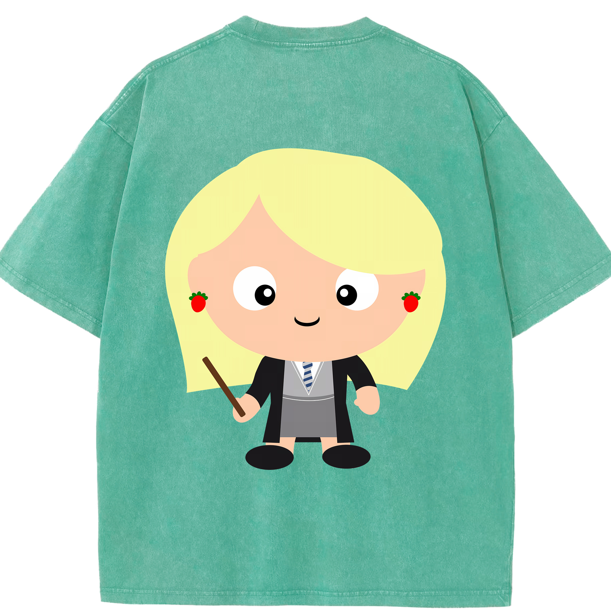 （画像用） Harry Potter ハリー・ポッターシリーズ 綿100% ヴィンテージ風 半袖Tシャツ（背面プリント）